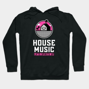 HOUSE MUSIC - Lifts You Up (Pink) Hoodie